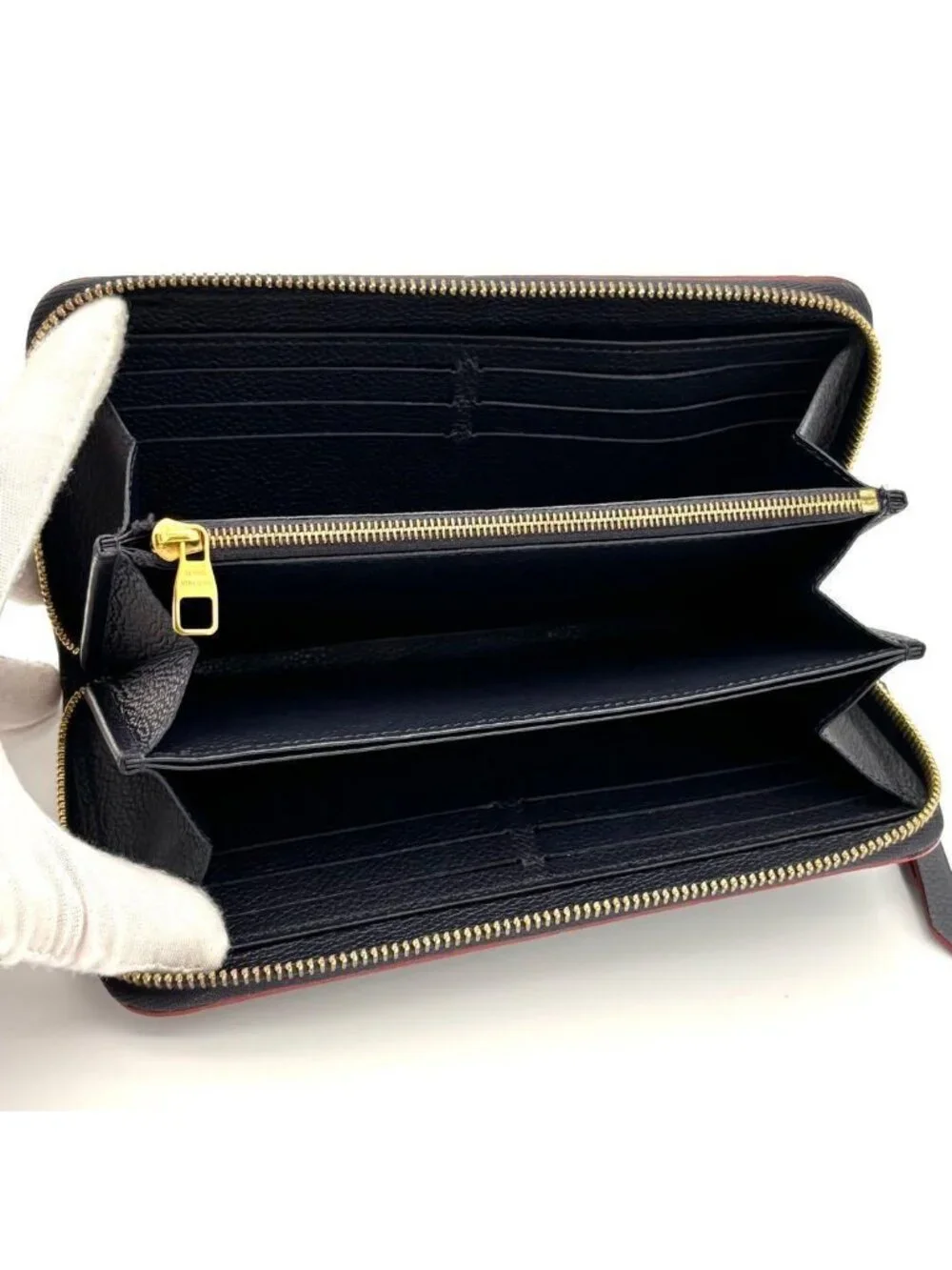 Louis Vuitton Zippy Wallet Marine Rouge Monogram